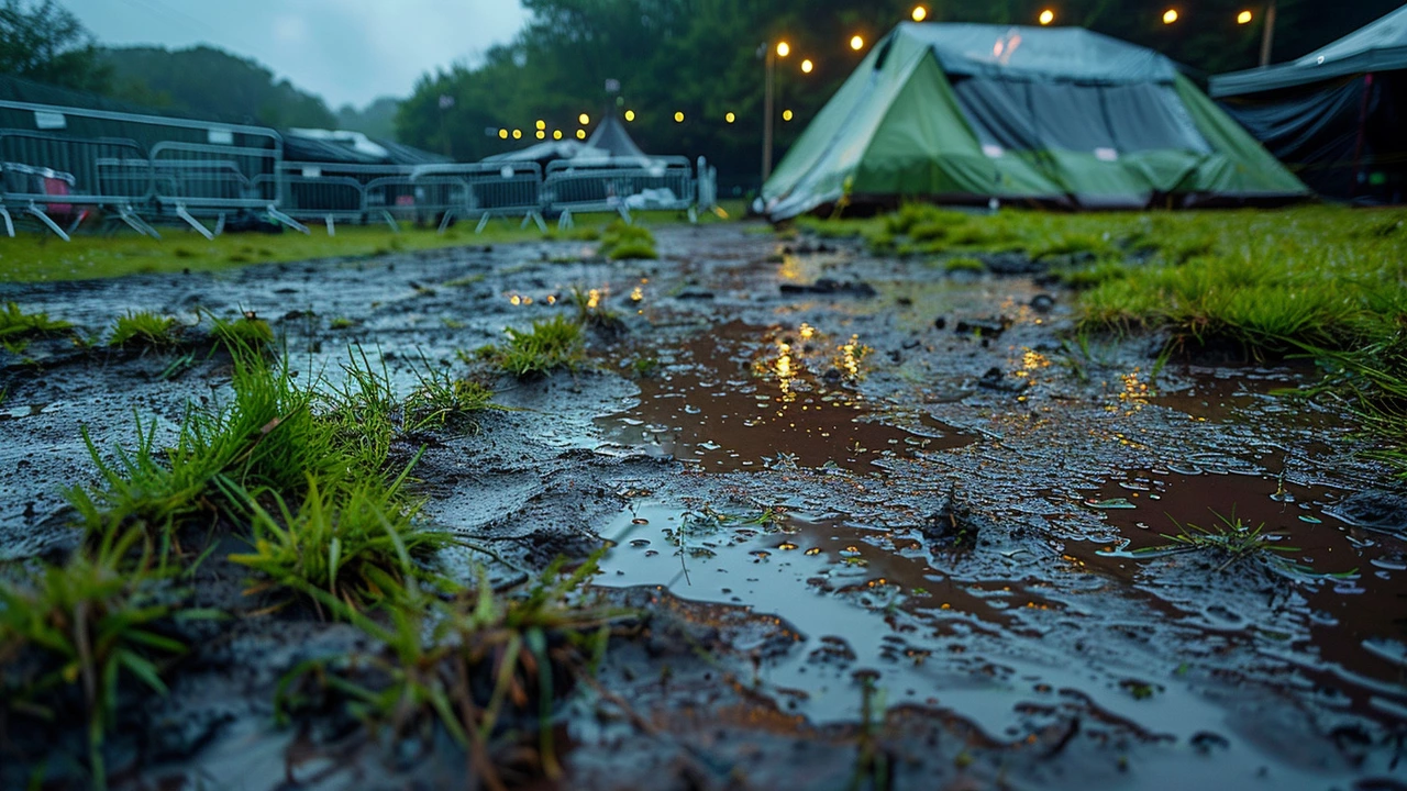 Graspop Festival Bestrijdt Overstromingen en Modderproblemen